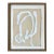 2026 "Botanico No. 3" Abstract Botanical Painting on Paper by Artist r.k. Red For Sale