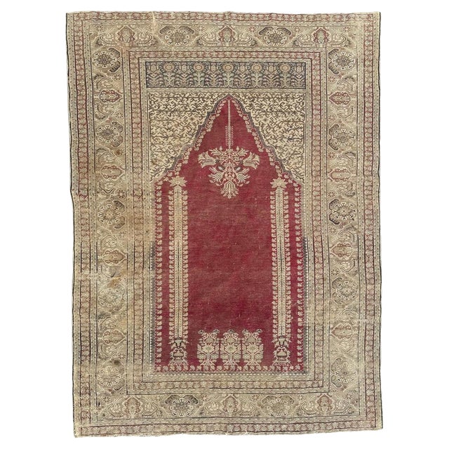 Antique Turkish Ghiordes Rug For Sale