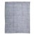 Comtemporary Handmade Wool & Silk Rug With Gray Geometric Pattern For Sale
