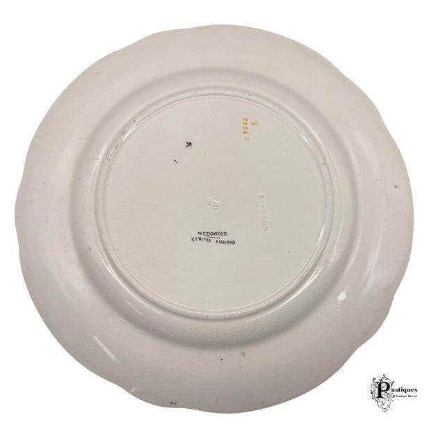 Josiah Wedgwood Antique Wedgwood Etruria Collection English Style Earthenware Decorative Plate For Sale - Image 4 of 6