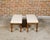 Pair of English 19th Century Oak Stools with Turned Legs and Custom Upholstery For Sale - Image 12 of 12