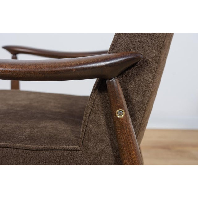 GFM-87 Armchair by Juliusz Kedziorek for Gościcińskie Furniture, 1960 For Sale - Image 12 of 18