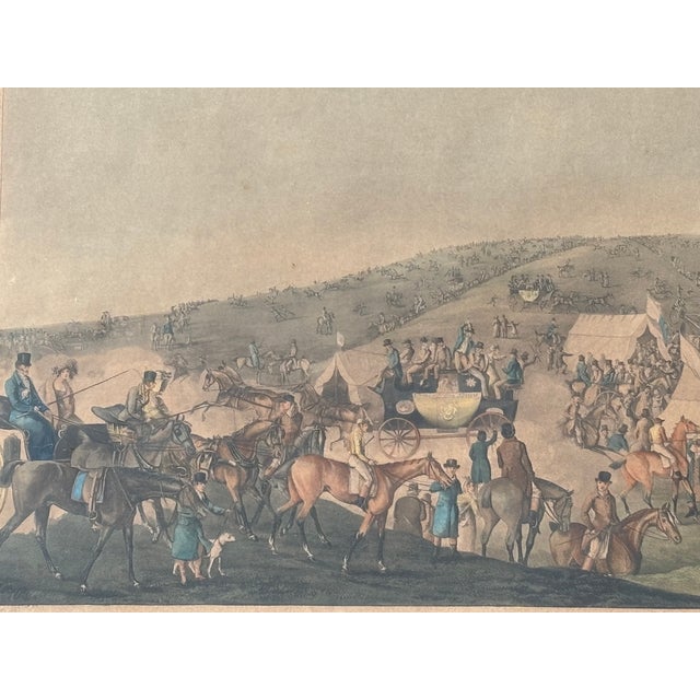 Epson Races - Henry Aiken - 19th C. English Equestrian Sporting Print in Original Frame For Sale - Image 17 of 18