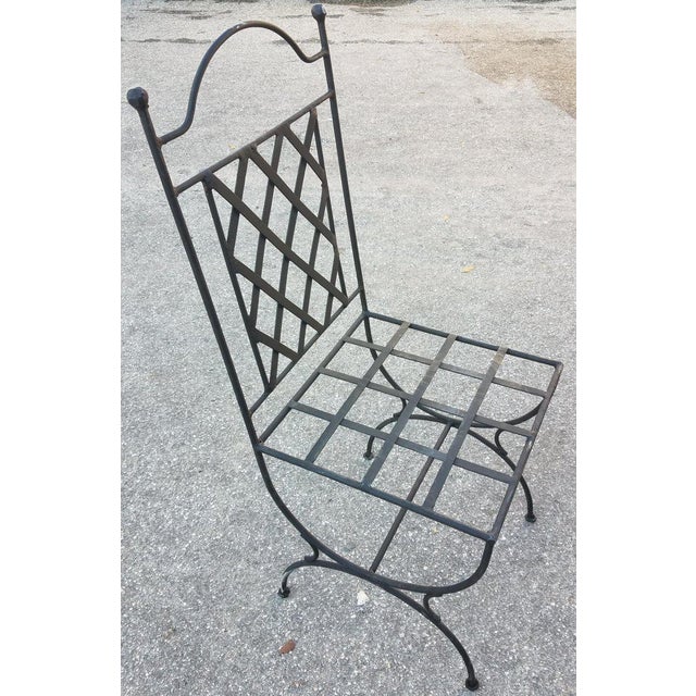 Moroccan Wrought Iron Chair For Sale In Orlando - Image 6 of 6