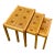 Danish Modern Teak Tile Top Nesting Tables by Willy Ryomgard Mobelfabriken For Sale