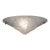 Large Single French Art Deco Frosted Glass Wall Sconce by Hettier Vincent & Hanots 1930s For Sale