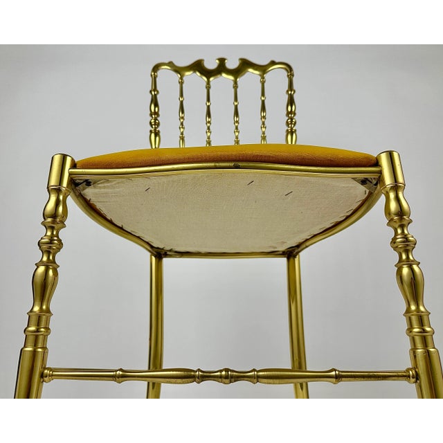 Antique Side Chair in Bronze For Sale - Image 5 of 11