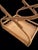 Wood Vintage Rattan Coastal Regency 2 Tier Light Blond Bar Cart For Sale - Image 7 of 7