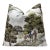 English Countryside 20x20 Throw Pillow With Feather Down Insert For Sale