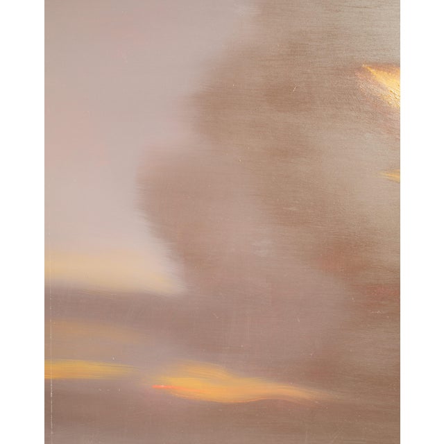 George Herzig, Untitled (Fire), 1999, Oil on Panel For Sale - Image 4 of 5