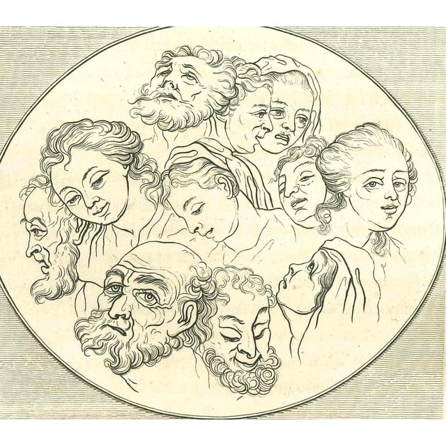 Portraits is an original artwork realized by Thomas Holloway for Johann Caspar Lavater's "Essays on Physiognomy, Designed...