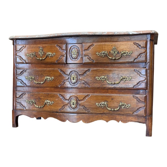 18th Century Continental Commode With a Marble Top For Sale - Image 13 of 13