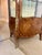 Antique petite French walnut and kingwood display cabinet, having a quality petite French antique apprentice piece of a...