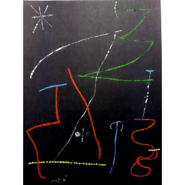 Joan Miro (After) - Pochoir Pour 'XX Siecle'- Abstract Stencil 1958 For Sale - Image 6 of 6