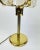 Beautiful mid-century design. Table lamp made in the 1970s and designed by Carl Fagerlund for Orrefors. Heavy brass base...