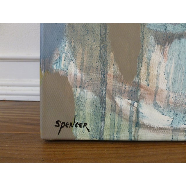 "Cat Trees" Abstract Oil and Acrylic Painting by Scott Spencer For Sale In Los Angeles - Image 6 of 6