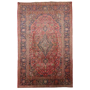 Antique Middle Eastern Keshan Rug