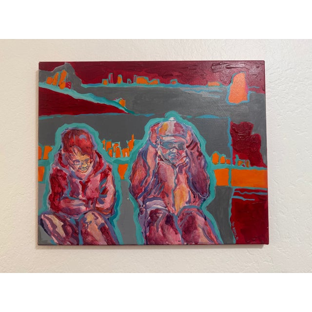 Acrylic on Canvas by Danka Krol For Sale In Sacramento - Image 6 of 12