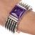 6.75" Orville Tsinnie Navajo 14k/Sterling sugilite cuff bracelet. No issues, weight and measurements in pics. Solid 14k...