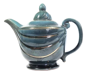 Blue and Gold Genie Teapot