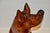 Large Antique Hand Carved Flok Art Wooden Pig Sculpture For Sale - Image 4 of 9