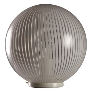 Vintage Tessuti Lamp in Aluminium and Glass from Venini, 1970s For Sale