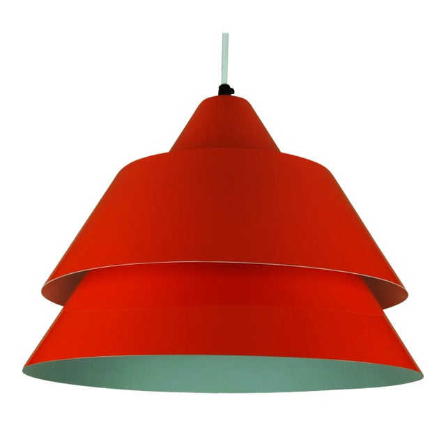 Mid-Century Zone Pendant Lamp by Jo Hammerborg for Fog and Mørup, 1960s For Sale