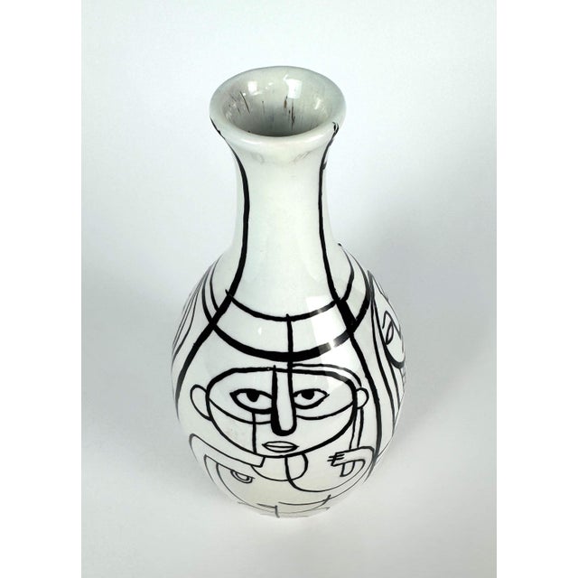 Mid-Century Modern Italian Ceramic Vase For Sale In Miami - Image 6 of 8