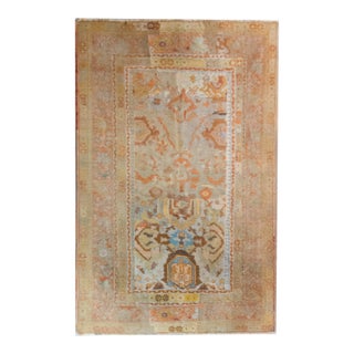 Early 20th Century Turkish Oushak Rug For Sale