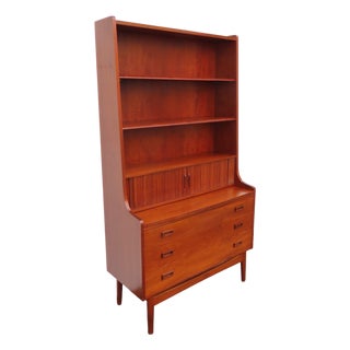 Johannes Sorth for Bornholms Møbelfabrik Bookcase With Secretary Desk 6905 For Sale