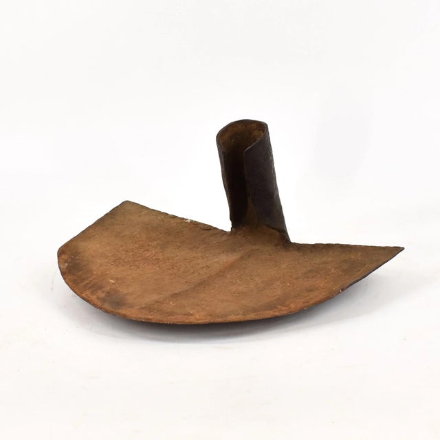 African Early 20th Century Mambila Iron Currency Shovel or Hoe Nigeria For Sale - Image 3 of 7