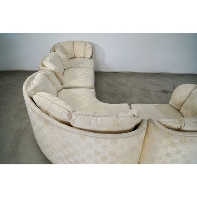 1970s 1970’s Mid-Century Modern Henredon 4-Piece Modular Sectional Sofa For Sale - Image 5 of 12
