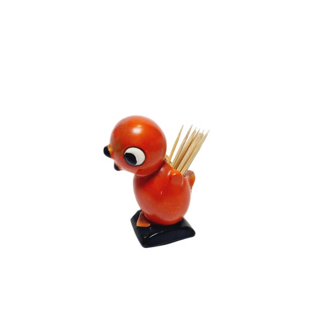 Black Art Deco Figurative Toothpick from Chodzież Pottery, Poland, 1930s For Sale - Image 8 of 15
