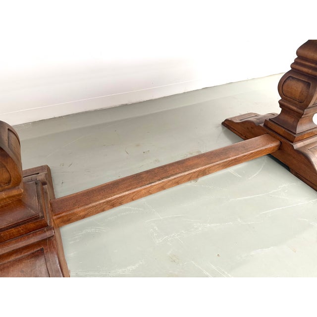 Monastery Table in Oak with Turned Balusters, France, 1930s For Sale - Image 16 of 18
