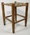 Early 20th Century Antique Turned Wood Woven Top Stool For Sale - Image 5 of 8