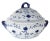 2 Bing & Grondahl Covered Serving Pieces in the Blue and White Butterfly Pattern For Sale - Image 10 of 12