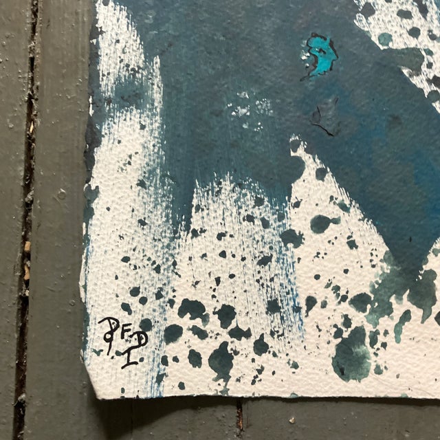 Original 22 x 30 painting on paper signed bottom left unframed