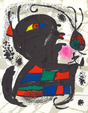 Joan Miró Litógrafia v 1978 Lithograph