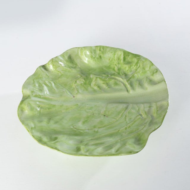 Antique Lettuce Ware Dishes - 8 pcs For Sale - Image 10 of 18