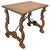 Side Table of Chestnut with Carved Lyre Legs, Spanish, 19th Century For Sale - Image 15 of 18