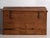 Rustic Antique Brown Trunk with Floral Motifs, 1920s For Sale - Image 3 of 18
