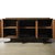 Brown Directoire Style Sideboard in Book-Matched Walnut & Black Lacquer on Plinth Base For Sale - Image 8 of 11
