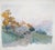 René Leverd, Switzerland, Sunset Over Bouveret, Watercolor For Sale - Image 8 of 8