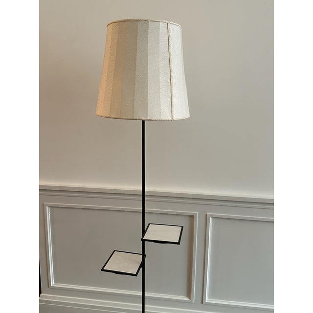 Louis Sognot 1950s Floor Lamp With Martini Tables by Louis Sognot For Sale - Image 4 of 8