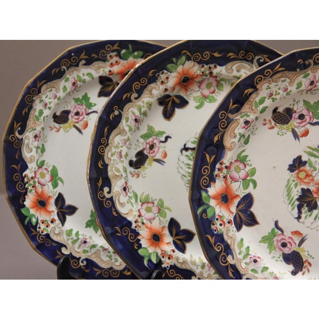 Ceramic Plates from Mason's Ironstone, 1840, Set of 6 For Sale - Image 7 of 9