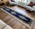 Hand-Knotted Runner Rug Navy Blue Rustik Hallway Decor Oushak Rug 3x11 Ft Approx For Sale - Image 4 of 13