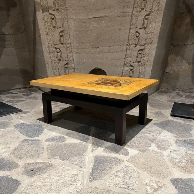 AMBIANIC presents 1970s María Teresa Méndez Lion and Lioness Persian Art Coffee Table Mexico City Coffee table design...