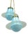 Art Deco Lamps in Brass and Glass, 1930s, Set of 2 For Sale