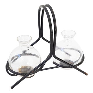 Vinegar Cellar by Mathieu Mategot, 1950, Set of 3 For Sale