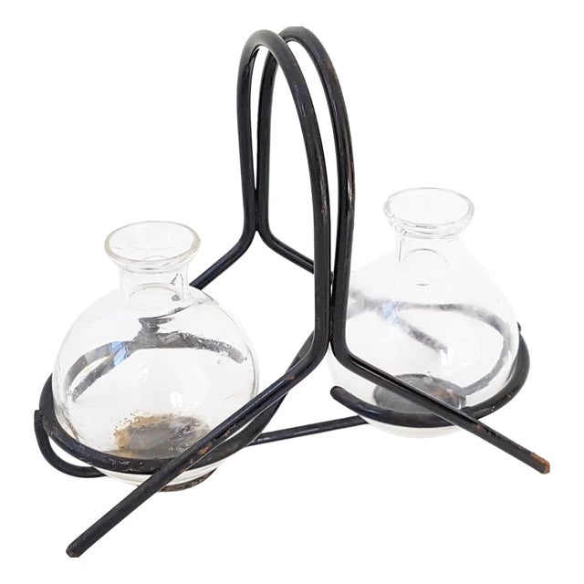 Vinegar Cellar by Mathieu Mategot, 1950, Set of 3 For Sale